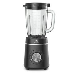 Liquidificador Electrolux inox preto jarra de vidro resistente capacidade 2L 3 receitas pre-programadas função pulsar 1200W BLP70 220v