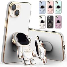 Tarieson Capa com revestimento 6D com suporte oculto astronauta para iPhone 11 Pro Max