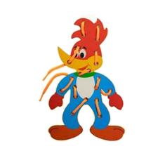 Alinhavo Infantil Pica Pau Brinquedo Educativo E Pedagógico