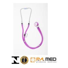 Estetoscópio Duplo Rappaport Adulto E Infantil P.a.Med  Com Garantia D
