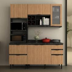 Cozinha Modulada 3 Peças com Tampo Begônia Tecno Mobili