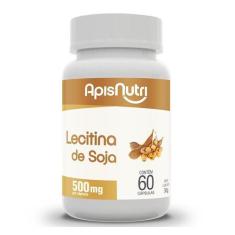Lecitina De Soja 500mg 60 Cáps Apisnutri - SV