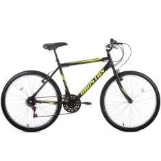 Bicicleta Houston Aro 26 Freio V-brake 21 Marchas Preto