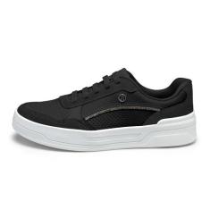 Tenis Kolosh Casual Detalhe Lateral - C3722, 35, Preto