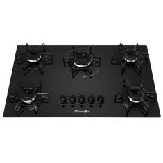 Cooktop Mueller 5 Bocas com Queimador Ultra Chama MCG115BG1