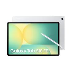 Tablet Samsung Galaxy Tab S10 Fe+ Wifi, 128GB, 8GB, Tela 13.1 90hz, S Pen E Capa Inclusas Prata - 128 Gb - Wi-fi - Bi-volt