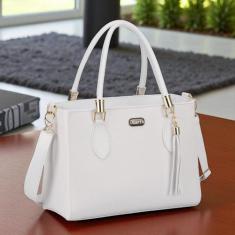 Bolsas femininas Duarts Lorena tendencia 2025 Lançamento, Branco