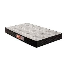 Colchão Solteiro Espuma Pasquale Black D45 88x188x18cm Preto Paropas