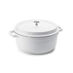 Caçarola branca redonda 25,4x11cm 4,3 litros PA9000-24C Hércules
