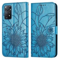 Capa fina compatível com Xiaomi Redmi Note 11 Pro 4G/5G/Redmi Note 12 Pro 4G Capa carteira com suporte para cartão, capa floral em relevo, capa flip de couro, capa protetora à prova de choque