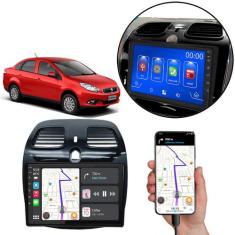 Kit Multimidia Carplay Grand Siena 2013 a 2021 9 Pol MP5 BT TouchScree