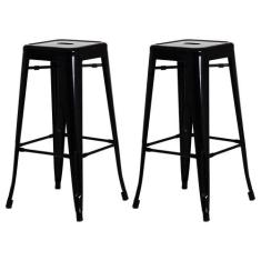 Kit 2 Banquetas Alta Bar Balcão Bancada Pub Bistrô Cozinha Americana T