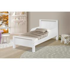 Cama Infantil Mini Cama Meli Com Proteção Lateral Detalhes em Madeira 