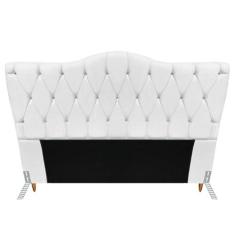 Cabeceira King Size Cama Box de Casal Quarto Estofada Barcelona 198cm 