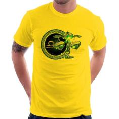Camiseta Signo Libra Astrologia - Foca na Moda, Amarelo, GGG