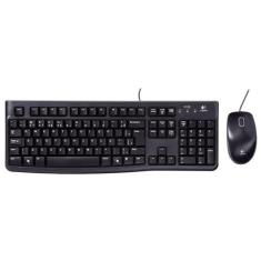 Teclado e Mouse com Fio MK120 Preto - Logitech