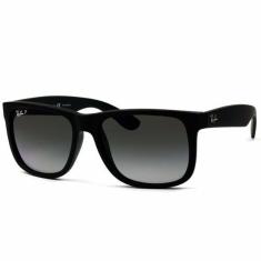 Óculos De Sol Ray-ban Justin Rb4165l 622-t3 55 Polarizado
