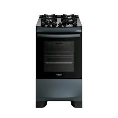 Fogão 4 Bocas Dako Supreme Timer Glass Com Mesa De Vidro Titanium Bivolt