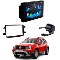 Central Multimídia CarPlay Mp5 2 Din Faaftech 7 Polegadas + Câmera de 