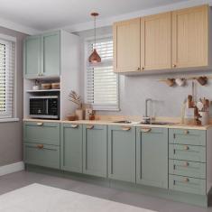 Cozinha Modulada 4 Peças com Tampo 1 Torre 1 Aéreo 2 Balcões Arizona C