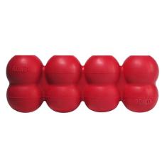 KONG Goodie Ribbon – Brinquedo de borracha natural para cães – com quatro pinças de guloseimas para enriquecimento – Brinquedo para mastigar em forma de osso – para cães pequenos