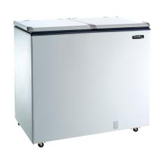 Freezer E Refrigerador Horizontal Esmaltec (Dupla Ação) 2 Tampas 325 Litros Ech350
