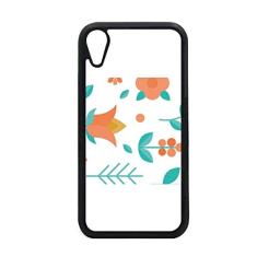 Capa de tinta verde laranja para iPhone XR para proteção de telefone Apple