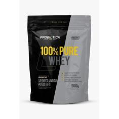 100% Pure Whey Baunilha - Refil 900G - Probiótica