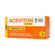 Aceviton 1g Sabor Laranja com 10 comprimidos efervescentes Cimed 10 Comprimidos Efervescentes