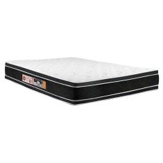 Colchão Casal Espuma D33 Black White AIR Double Face Euro Pillow (138x188x27) - Castor
