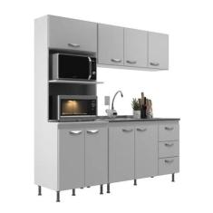 Cozinha Modulada Ipanema 3 Peças - Evidencia Moveis, Branco