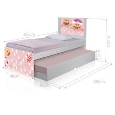 Bicama Corujinhas e Borboleta com Colchões - Mais de Casa