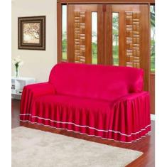 Capa De Sofá Dália 3 Lugares Mega  Protetor Sofá - ENXOVAIS VICTORIA B