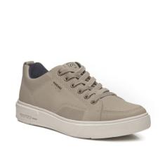 Tênis Casual Pegada Masculino em Couro