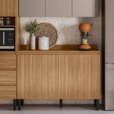 Balcão Duplo para Cozinha 2 Portas Lazuli Amendola Touch