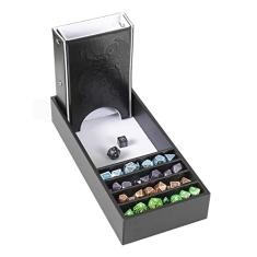 Forged Dice Co. Bandeja de dados e torre de dados Citadel – Bandeja de dados DND, caixa de armazenamento para dados e torre de dados removível – Bandeja de rolamento de dados 3 em 1, armazenamento e torre – perfeita para RPG e jogos de mesa