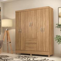 Guarda Roupa Casal 6 Portas 2 Gavetas Flash II Demóbile - Amendola Touch