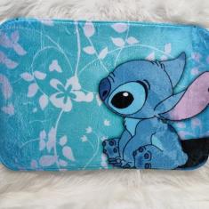 Tapete Infantil Stitch Sublimado Flannel Estampa Impressão Digital Ant
