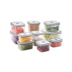 KIT 10 Potes Hermeticos de Plástico - Electrolux, Transparente