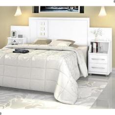 Cabeceira Flórida Casal Extensível Branco - CASA H