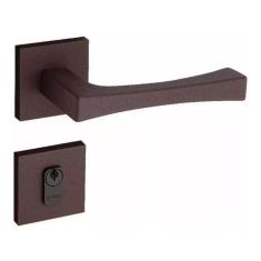 Fechadura Pado Vivaldi Roseta Quadrada Corten 55Mm - Externa