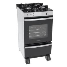 Fogao a Gas 4 Bocas Venax Maxi Vitreo Branco