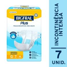 Fralda Bigfral Plus G 7 Unidades