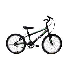 Bicicleta Aro 20 Bike Infantil Meninos Masculina Freios v- brake Saidx (Preto)