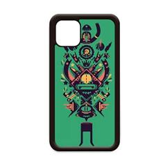 Tatuagem de esqueleto humano indiano preto assustador para iPhone 12 Pro Max Capa para Apple Mini Mobile Case