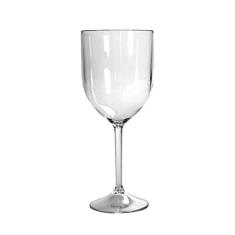 Kit 2 Taças Vinho Transparentes Acrílico Poliestireno