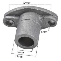Coletor Admissão Bicicleta Motorizada Base Larga 32mm CURTO