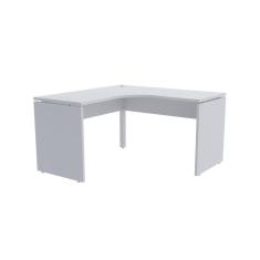 Mesa Em L P/ Escritório 125X125 Pandin P25 - Cinza