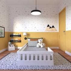 Cama Infantil Montessoriana Solteiro Sol Yescasa