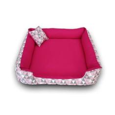cama de cachorro grande 70x70cm cama G cama pet até15kg caminha com zí
